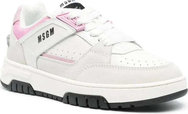 Logo-Print Leather Sneakers - Image 2