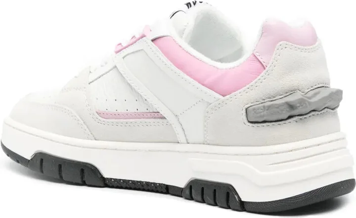 Logo-Print Leather Sneakers - Image 3