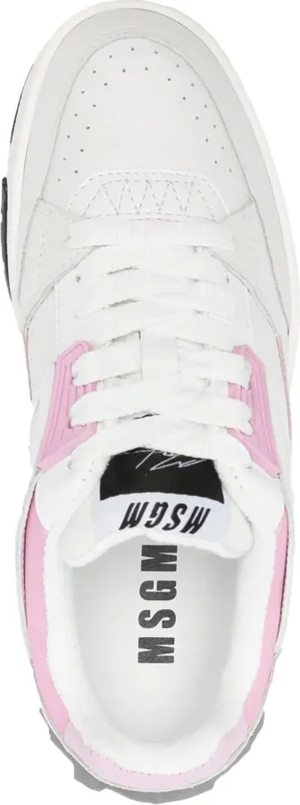 Logo-Print Leather Sneakers - Image 4