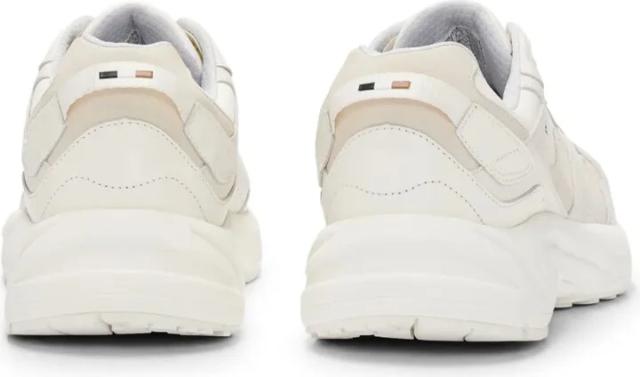 Logo-Print Leather Sneakers - Image 3
