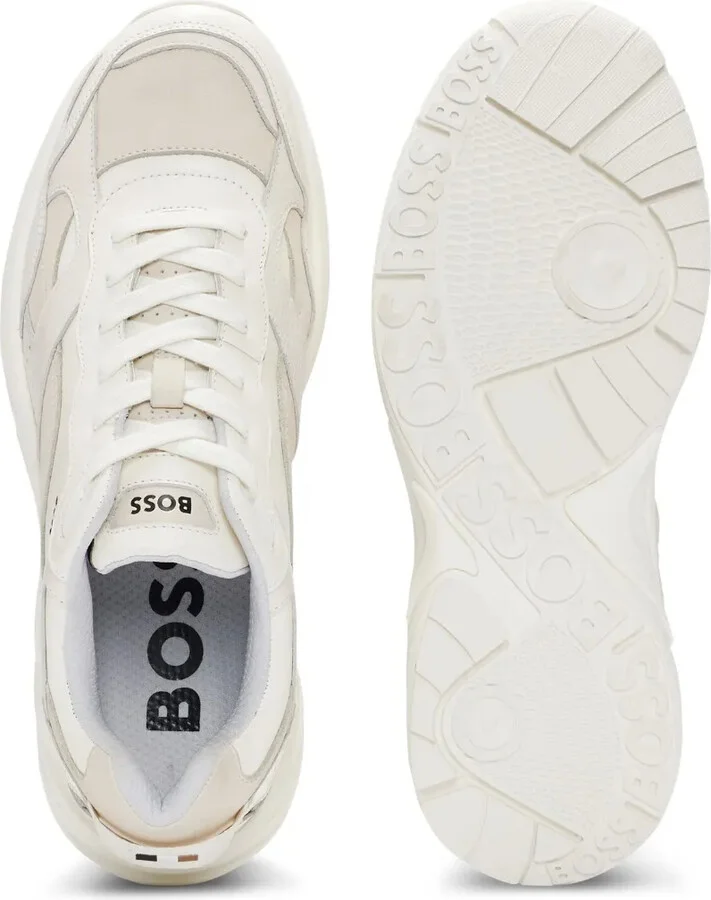 Logo-Print Leather Sneakers - Image 4
