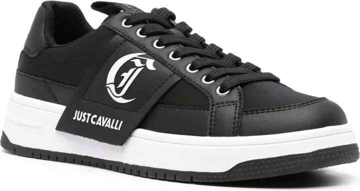 Logo-Print Leather Sneakers - Image 2