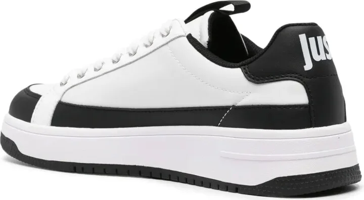 Logo-Print Leather Sneakers - Image 3