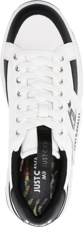 Logo-Print Leather Sneakers - Image 4