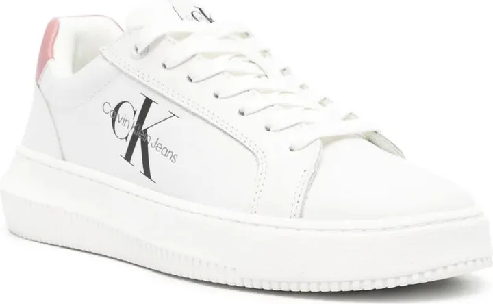 Logo-Print Leather Sneakers - Image 2