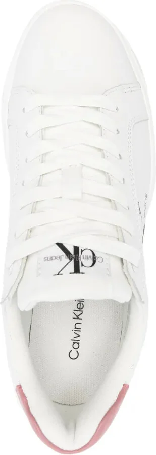 Logo-Print Leather Sneakers - Image 4