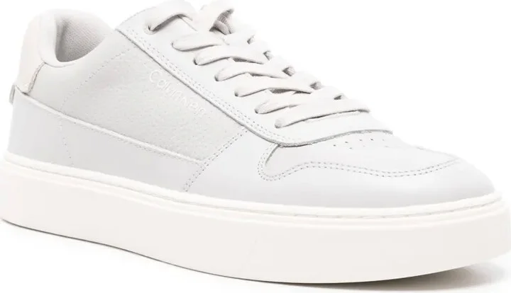 Logo-Print Leather Sneakers - Image 2