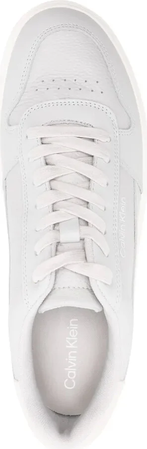 Logo-Print Leather Sneakers - Image 4