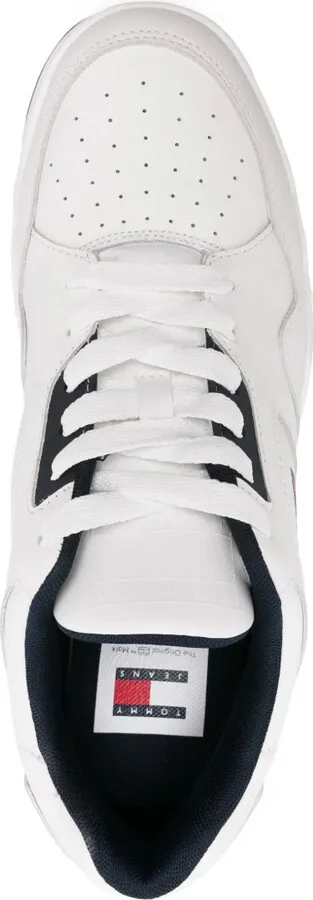 Logo-Print Leather Sneakers - Image 4