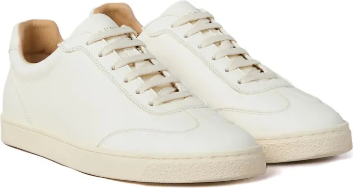 Logo-Print Leather Sneakers - Image 2