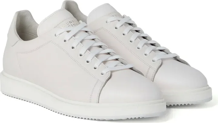 Logo-Print Leather Sneakers - Image 2
