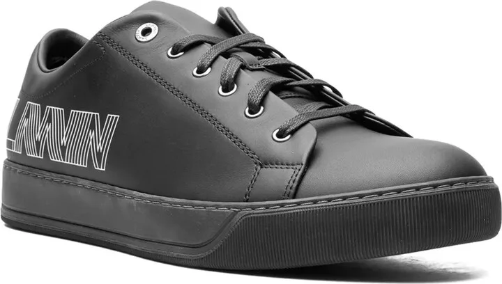 Logo-Print Leather Sneakers - Image 2