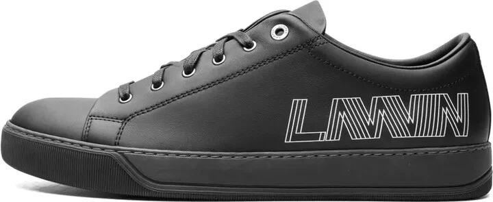Logo-Print Leather Sneakers - Image 5