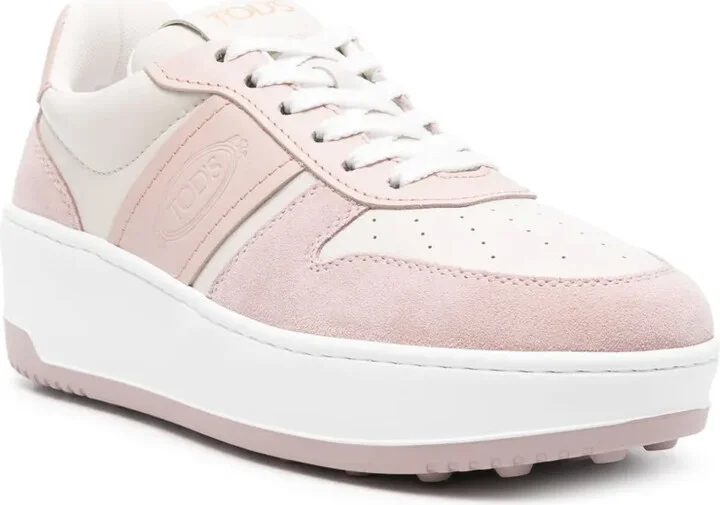 Logo-Print Leather Sneakers - Image 2