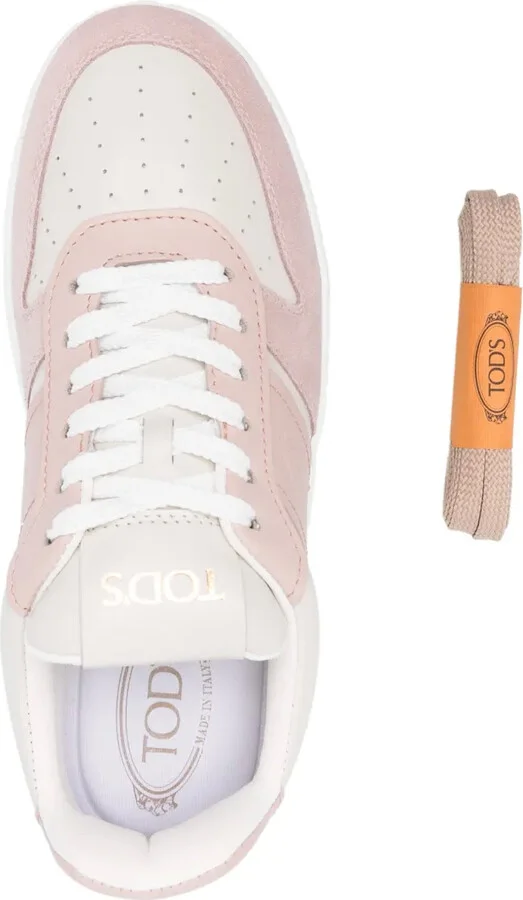 Logo-Print Leather Sneakers - Image 4