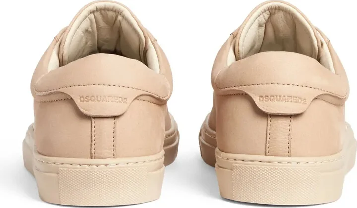 Logo-Print Leather Sneakers - Image 3