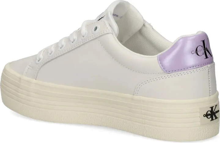 Logo-Print Leather Sneakers - Image 3