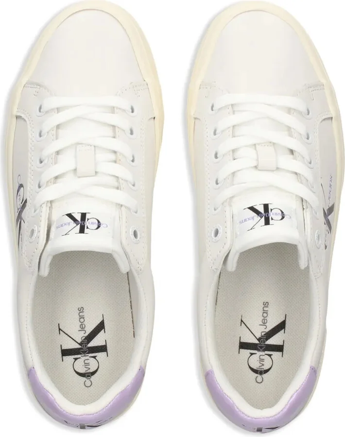 Logo-Print Leather Sneakers - Image 4