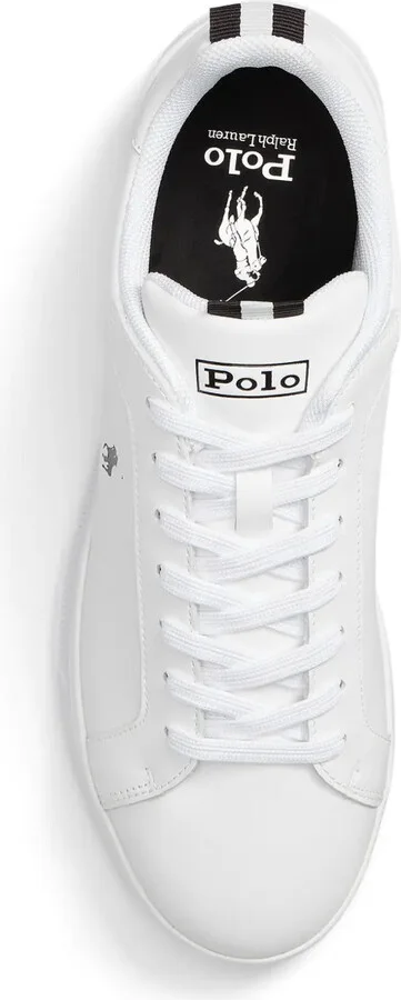 Logo-Print Leather Sneakers - Image 4