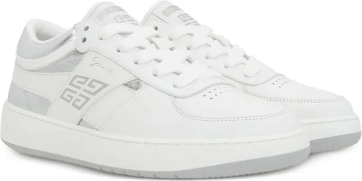 Logo-Print Leather Sneakers - Image 2