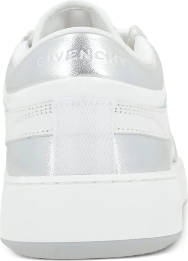 Logo-Print Leather Sneakers - Image 3