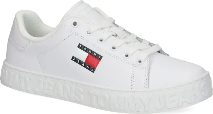 Logo-Print Leather Sneakers - Image 2