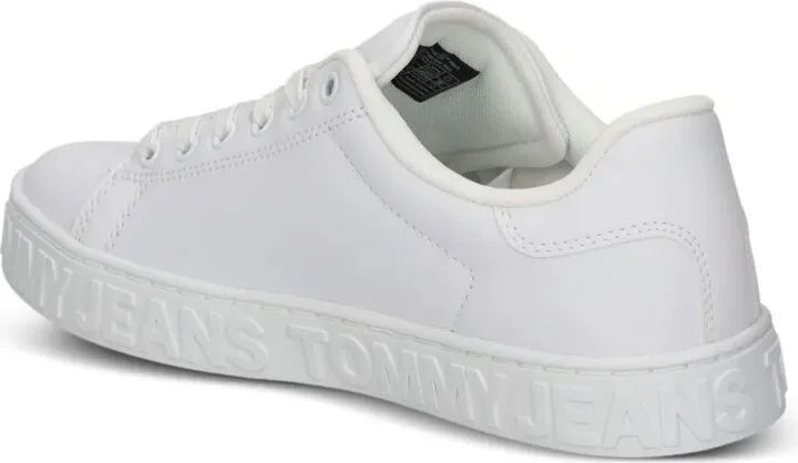 Logo-Print Leather Sneakers - Image 3