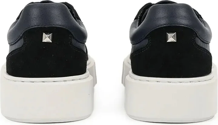 Logo-Print Leather Sneakers - Image 3