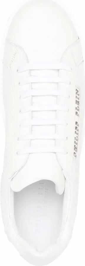 Logo-Print Leather Sneakers - Image 4