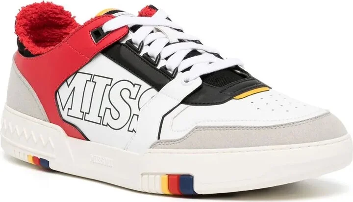 Logo-Print Leather Sneakers - Image 2