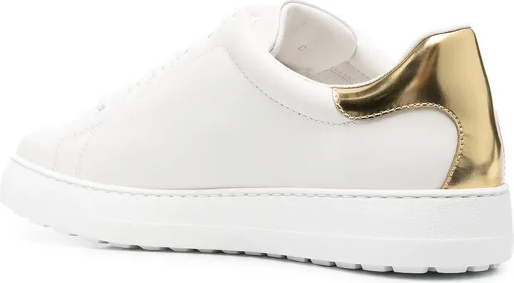 Logo-Print Leather Sneakers - Image 3