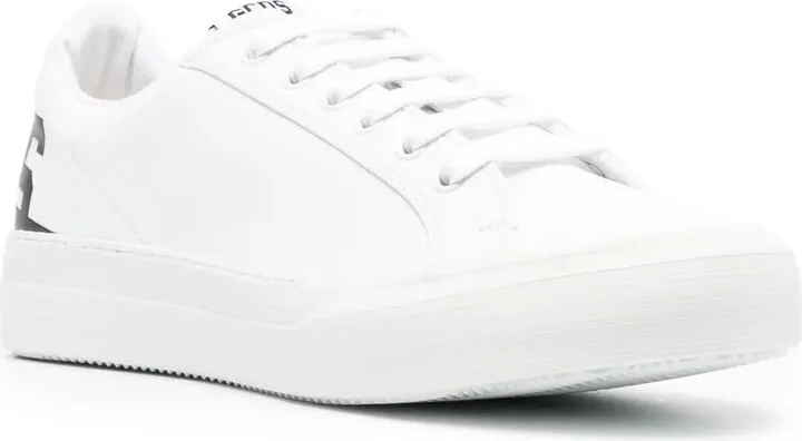 Logo-Print Leather Sneakers - Image 2