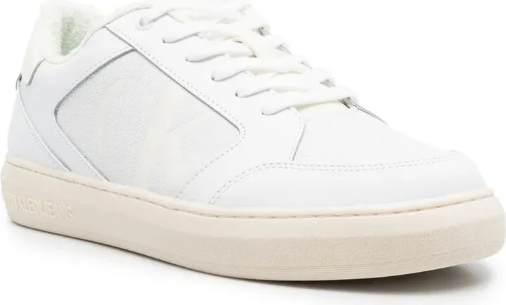 Logo-Print Leather Sneakers - Image 2