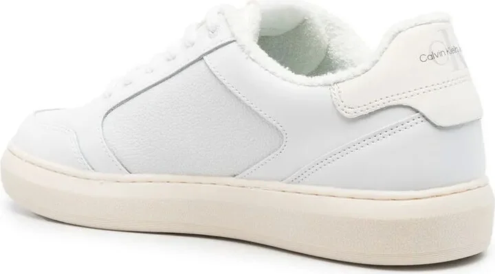 Logo-Print Leather Sneakers - Image 3