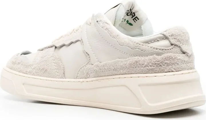 Logo-Print Leather Sneakers - Image 3