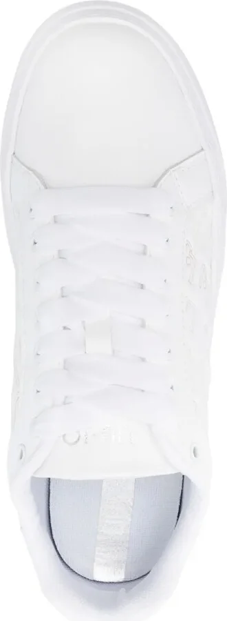 Logo-Print Leather Sneakers - Image 4