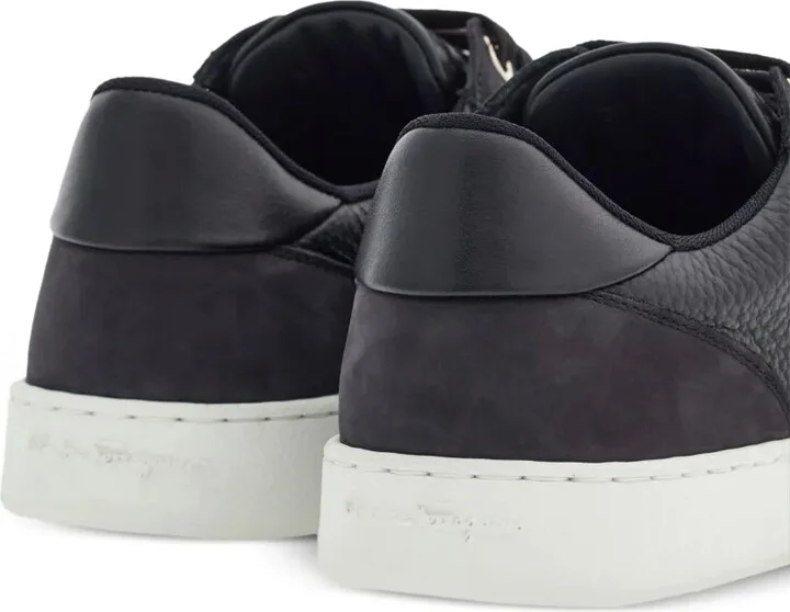 Logo-Print Leather Sneakers - Image 3
