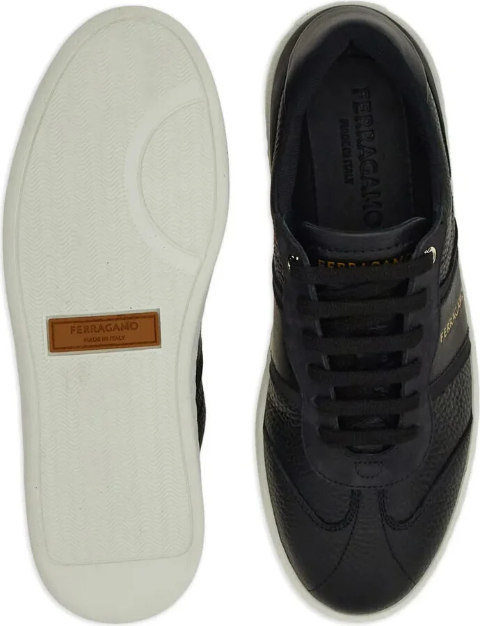 Logo-Print Leather Sneakers - Image 5