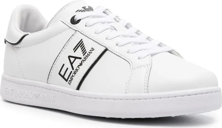 Logo-Print Leather Sneakers - Image 2