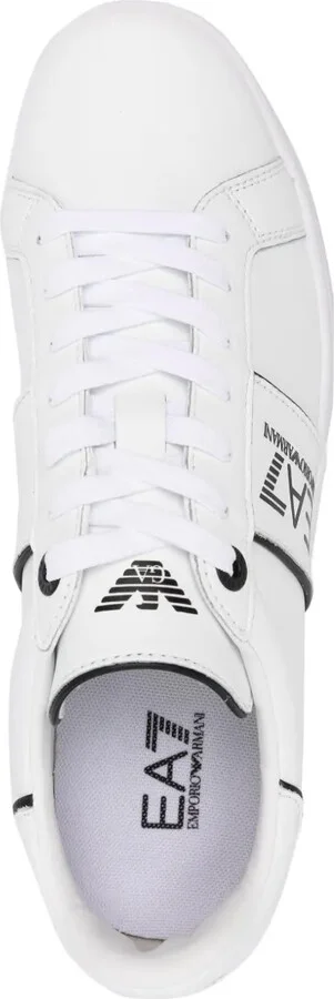Logo-Print Leather Sneakers - Image 4
