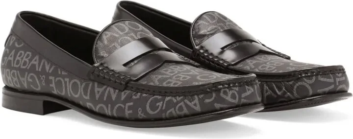 Logo-Print Loafers - Image 2