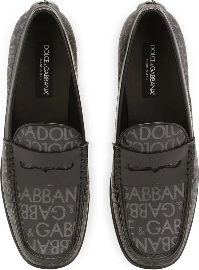 Logo-Print Loafers - Image 4