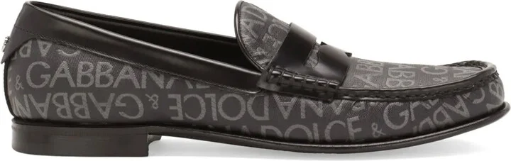 Logo-Print Loafers