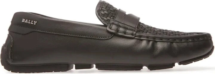 Logo-Print Loafers