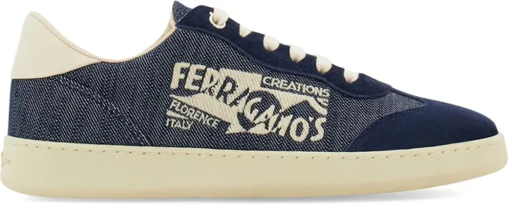 Logo-Print Low-Top Sneakers