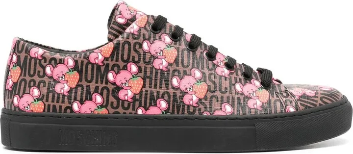 Logo-Print Low-Top Sneakers