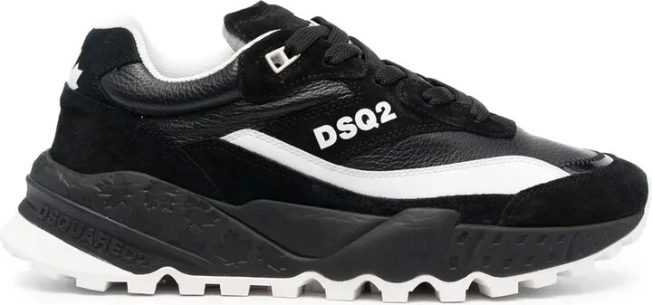 Logo-Print Low-Top Sneakers