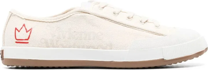 Logo-Print Low-Top Sneakers