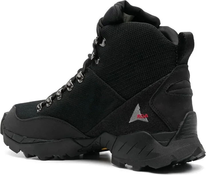 Logo-Print Mesh High-Top Sneakers - Image 3