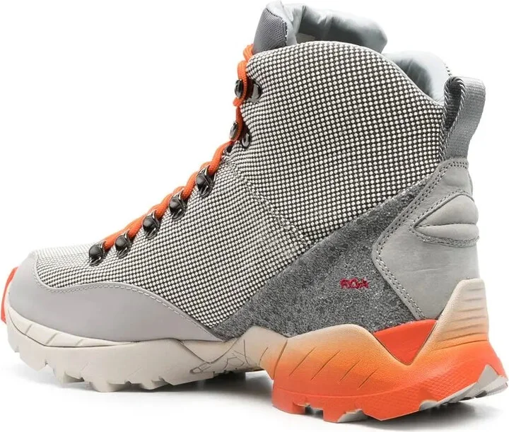 Logo-Print Mesh High-Top Sneakers - Image 3